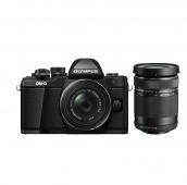 Фотоапарат Olympus OM-D E-M10 Mark II Black тяло + Обектив Olympus M.Zuiko Digital 14-42mm f/3.5-5.6 II R + Обектив Olympus M.Zuiko Digital ED 40-150mm f/4.0-5.6 R (Black)