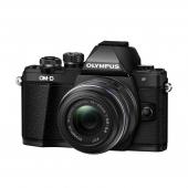 Фотоапарат Olympus OM-D E-M10 Mark II Black тяло + обектив Olympus 14-42mm f/3.5-5.6 II R + Батерия JUPIO LI-ION (заместител на Olympus BLS5 / BLS50)
