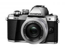 Фотоапарат Olympus OM-D E-M10 Mark II Silver тяло + Обектив Olympus M.Zuiko Digital ED 14-42mm f/3.5-5.6 EZ + Памет SDXC Lexar Professional 633x (95MB/s) 64GB Class 10 (U1)